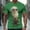Green, variant on Men's Funny Elderly T-shirt Short Sleeved T-shirt Round Neck Shirt Casual Daily Street Top Men's Top