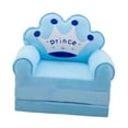 thumbnail image 2 of Sillón de sofá para niños plegables dibujos animados muebles para niños cómodos, silla plegable, silla para niños pequeños plegables para la sala de Azul, 2 of 8