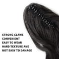 thumbnail image 3 of SUCS 10 Inch Claw Clip in Ponytail Hair Extensions Hair Piece Short Curly Synthetic for Girls Women, 3 of 4