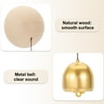thumbnail image 3 of 2 Conjunto de Campanas para Tiendas, Timbre de Madera Colgante Magnético para Puertas, Bola, 3 of 6