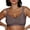 Gray, variant on Women's Wireless Jelly Bra, V Mesh Comfortable Bralette, Supportive T-shirt Bra, No Underwire, Seamless Push Up Everyday Bra, Sizes S to 3XL