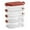 Red1, variant on 3/4/5-Tier Food Storage Containers with Leakproof Lids, Airtight and BPA Free, Stackable, Microwave, Freezer, and Dishwasher Safe, set of 1, Durable & Convenient for Meal-prep(Red1,5.3x3.3x8.2")