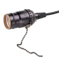 thumbnail image 3 of Dekaim E27 Base Socket Bulb Lamp Holder, Vintage Pendant Light Holder with Pull Chain Switch Lamp Base Ceiling Mounted(???), 3 of 7