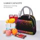 thumbnail image 5 of Easygdp Colorful Sparkling Bolsa de Almuerzo Insulada Grande, Forro de Aluminio, Diseño Espacioso, a Prueba de Fugas, Ideal para Trabajo, Picnics, Viajes y Actividades al Aire Libre, 5 of 6