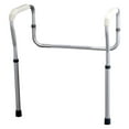 thumbnail image 3 of Medical Products Toilet Rails & Frame, Handrails for Toilet Seat, Safety Support Frame for Bathroom Toilet, Quick and Easy Installation, Grey (8200-R), 3 of 4