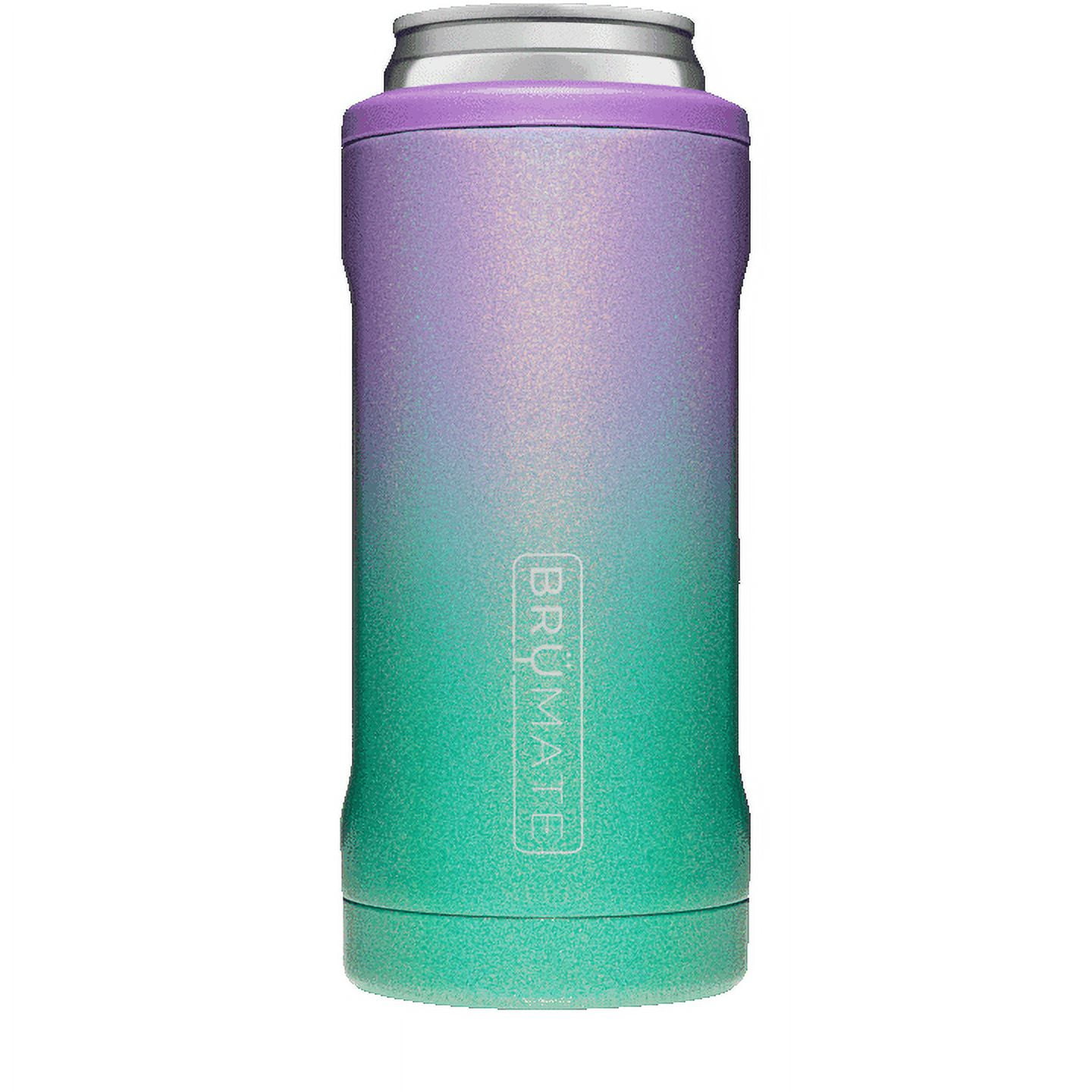 BrüMate Hopsulator Slim | Insulated Cooler Beverage Sleeve for Travel | Matte Navy | 12oz Slim Cans