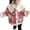 Pink, variant on Jgppe Girls Fleece Jacket Plaid Cute Thick Warm Button down Long Sleeve Loose Fuzzy Coats Outerwear 4-16Years