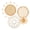 beige neutral-Style 2, variant on Boho Wall Basket Decor Set Of 8 White Neutral Style 4 Flat Woven Hanging Round Tassel Tapestry Art