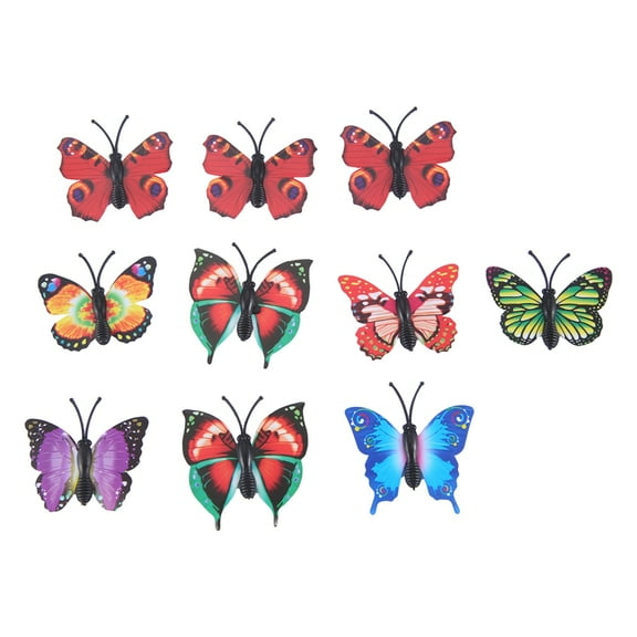 10 pcs 3D Magnetic Butterfly Fridge Home Room Wall Decor Decorative Sticker DIY
