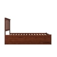 thumbnail image 5 of Leo & Lacey Mission Full Wood Platform Bed and Twin Trundle in Walnut, 5 of 9
