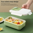 thumbnail image 2 of Inteprter Fiambrera para estudiantes, compartimentos portátiles, contenedor de alimentos para microondas, organizador de bloqueo de cocina de Mostrada Rosado, 2 of 6