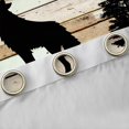 thumbnail image 4 of Homewish Jungle Animal Wolf Curtains Pack of 2 (42x84 Each),Old Barn Door Curtains Blackout,Cyan Brown Black Bedroom Curtains For Boys Teens,Luxury Bedroom Decor, 4 of 6