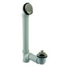 Twist & Close Sch. 40 PVC Bath Waste with Two-Hole Elbow in Stainless Steel