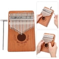 thumbnail image 4 of Kalimba, 17 Key Kalimba Mahoganania Pequeña Llave de Acero Mineral de Tono Preciso para Instrumento de Música, 4 of 7