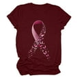 thumbnail image 5 of Fgnfyis T-Shirts pour Femmes Tee Graphique Vêtements Été Manches Courtes Hauts d'Été pour Femmes Rouge TTG, 5 of 5