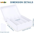 thumbnail image 2 of Caja de almacenamiento de tarjetas Leyzan, 3200 unidades, para tarjetas deportivas TCG MTG, 2 of 6