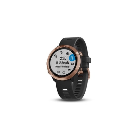 garmin 010-01863-23 forerunner 645 music gps running watch with pay contactless payments, wrist-based