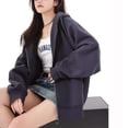 thumbnail image 5 of WEHUSE Hoodies For Women Zip Up Hoodie Oversized Sweatshirt Jackets Casual Fall Winter Coats, 5 of 5