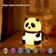 thumbnail image 2 of Luz de noche infantil, lámpara LED de panda para niñas y mujeres, recargable por USB, ideal para la habitación del bebé, decoración de dormitorio, regalo de cumpleaños (Panda sonriente), 2 of 5
