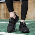 thumbnail image 5 of Rumpra Women Step-In Slip On Walking Sneakers, Hands-Free No-Bend Design, Breathable Knit Lightweight Shoes, Cushioned EVA Non-Slip Outsole for Work & Daily Wear, 5 of 7