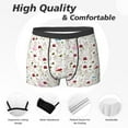 thumbnail image 2 of Men's Boxer Briefs, Cute Funny Goat Cartoon Flower Soft Comfy Mens Underwear Boxer Briefs Breathable With Widen Waist, 2 of 7