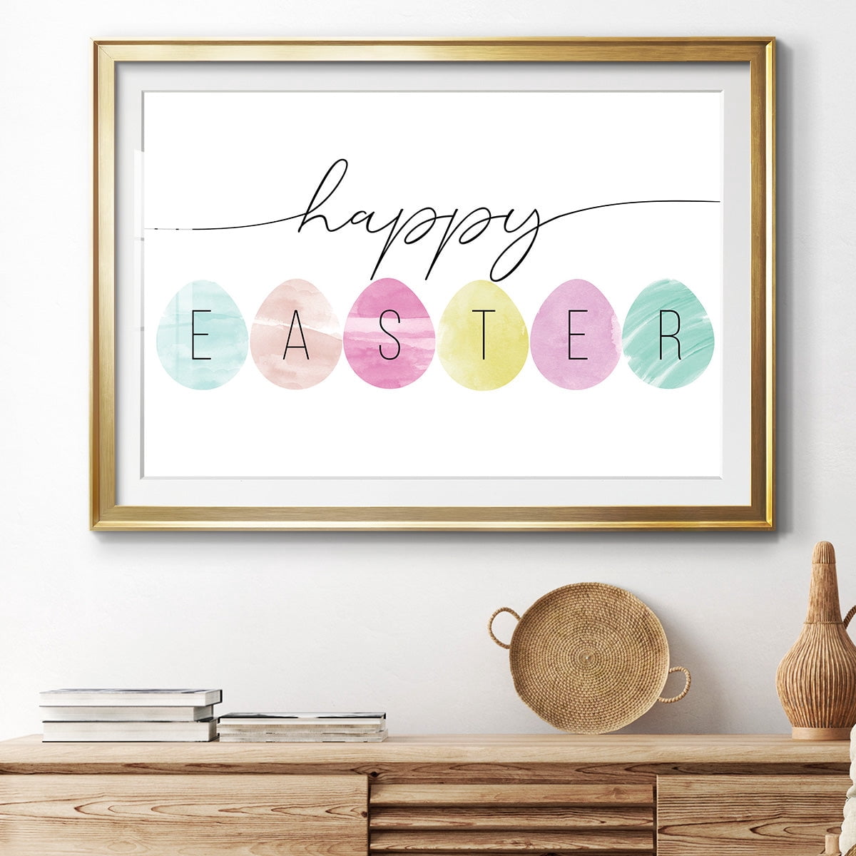 Happy Easter Premium Framed Print - Ready to Hang