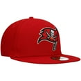 thumbnail image 3 of Men's New Era Red Tampa Bay Buccaneers Team Basic 59FIFTY Fitted Hat, 3 of 5