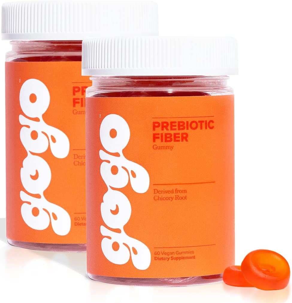GOGO Fiber Gummies for Adults Prebiotic Chicory Root Inulin Fiber