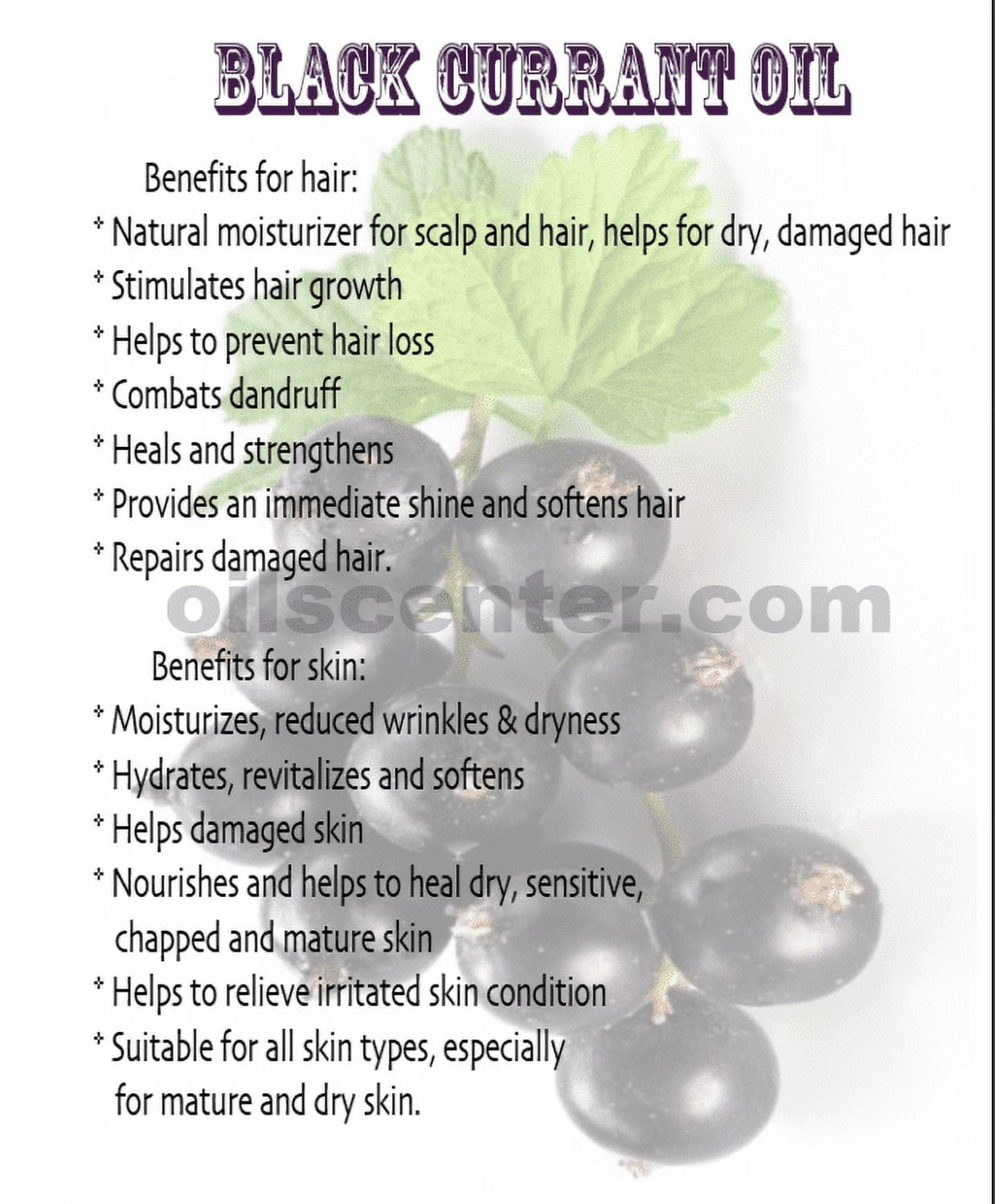 Black Currant Seed Oil Unrefined Virgin Organic 15% GLA Cold Pressed Premium Fresh Pure 48 oz