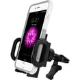 thumbnail image 1 of Car Vent Phone Mount, [Design] Cell Phone Holder for Car - Air Vent Phone Mount for Car - Easy Clamp Cradle in Vehicle Compatible with All Apple iPhone Android Smartphone, 1 of 8