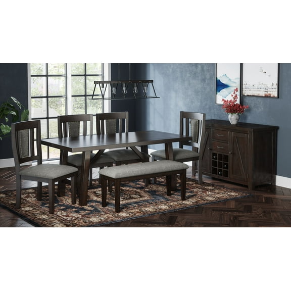 Jofran American Rustics Sideboard Buffet with Wine Rack
