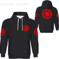 thumbnail image 3 of Sudadera con capucha para hombre de primavera y otoño de 2024, sudadera con capucha con estampado 3D de la bandera gitana romana, sudaderas con capucha de manga larga de gran tamaño para hombre, 3 of 5