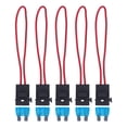 thumbnail image 1 of 5 Pack Automotive Blade Fuse Holder Set with 15A Fuse Waterproof 14AWG Inline Fuse Holder 30A, 1 of 8