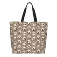 thumbnail image 1 of Disketp Raccoon Bolsa Tote Estampada para Mujer, Bolso de Hombro y de Mano para Compras y Viajes, 1 of 8