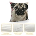 thumbnail image 4 of YINGXI Gifts for Lovers, It's Not Dog Hair It's Glitter Throw Pillow Cover, Dog Lover Gifts, Mom Gifts, Funny Pillow Case, Linen Cushion Cover 12x12in, 4 of 5