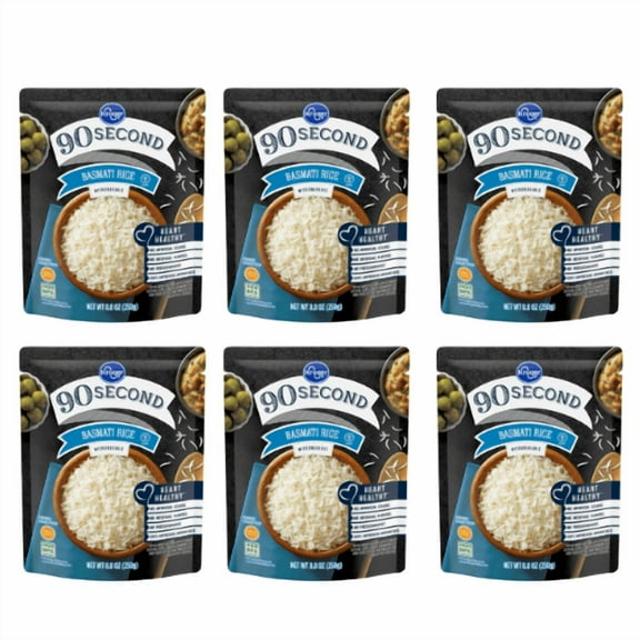 Kroger 90 Second Basmati Rice, 6 pcs