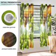 thumbnail image 5 of Harvest Gathering Breathable Sheer Curtains 63x52in Soft Light Filtering, UV Protection and Thermal Insulation, 5 of 7