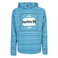 thumbnail image 2 of Hurley Boys' Long Sleeve Hooded T-Shirt, Blue Heather, XL, 2 of 2