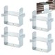 thumbnail image 1 of 4 Pcs Leaf Spring Clamp Kit Leaf Springs Up to 2.5Inch Wide Lock Leaf Spring Together Leaf Spring Bend Repair Clip, 1 of 4