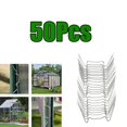 thumbnail image 1 of 50Pcs W Forme Vitrage Clips Accessoires de Remplacement Inoxydable pour Serre, 1 of 6