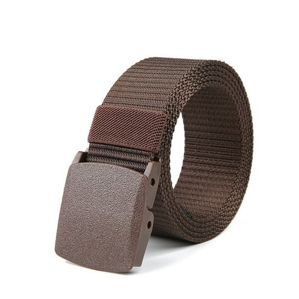 dmqupv Tuxedo Belt Mens Adult Unisex Canvas Quick Release Buckle Outer