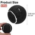 thumbnail image 2 of Uxcell 4 Pcs Pelotas de Tenis Precutadas para Andadores Accesorios de Deslizamiento Universales Negras, 2 of 6
