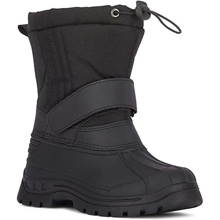 AQUAKIX Kids Toddler And Youth Snow Boots With Sherpa Lining Insulation