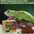 thumbnail image 3 of ZeeDix 10LB Compressed Coconut Fiber Substrate, 100% Organic Coco Coir Fiber Brick Brown Husk Substrate Bedding for Reptiles, Geckos, Lizards, Tortoises, Ball Python, Frogs, 3 of 8