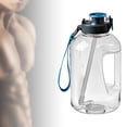 thumbnail image 4 of Botella de agua reutilizable con tapa de Jarra de agua con tiempos de bebida motivacional a prueba de fugas para en bicicleta, Gris 2.5L Sunnimix Botellas Deportivas, 4 of 7