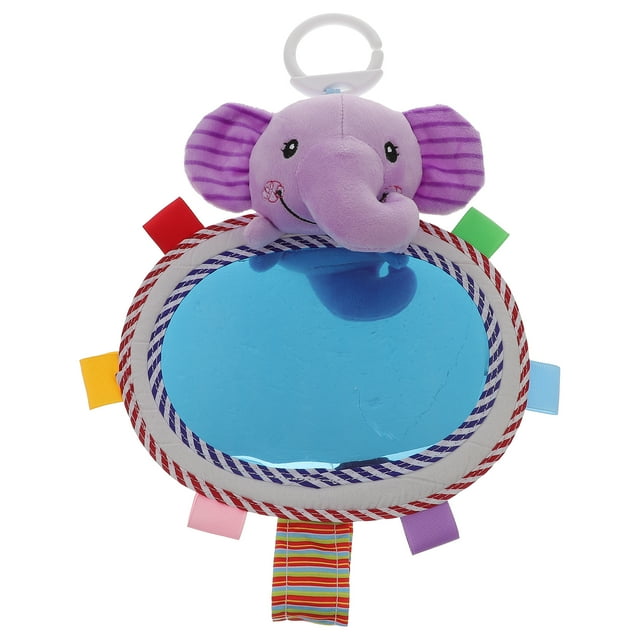 BRIGHTFUFU Juguete de desarrollo para bebés, espejo para niños con diseño colorido, suministros para recién nacidos