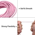 thumbnail image 3 of 11 Yards 3mm Round Leather Cord Lacing Strings for DIY Crafts Pink, 3 of 6