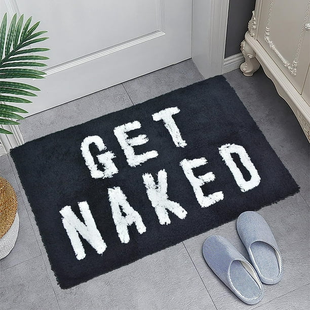 Cute Hello Beautiful Bath Mat ,Non Slip Soft Fluffy and Absorbent