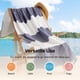 thumbnail image 5 of Toalla de playa Loon & Lake Luxury Block Stripe, 100% algodón, 5 of 9