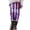 Purple, variant on LINGLANG Halloween Leggings for WomenSkeleton Bone Rose Print Yoga Pants High Waisted Full Length Tights Stretchy Workout Bottoms